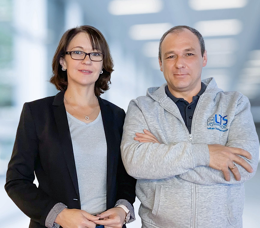 Laura und Vladimir Leikam – Geschäftsführer Leikam Transportservice